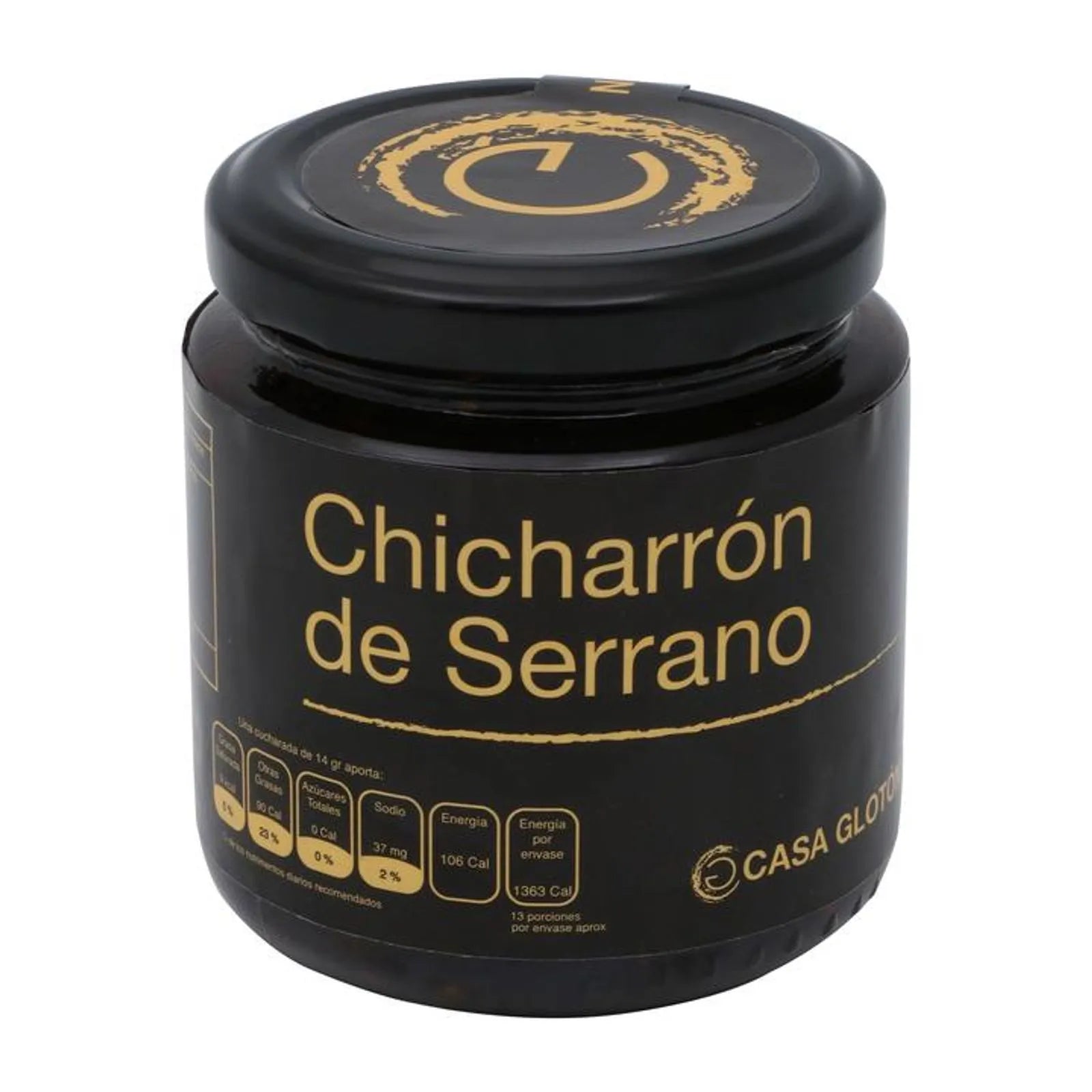 Casa Gloton Serrano Pepper Rinds in Oil Jar 6 oz