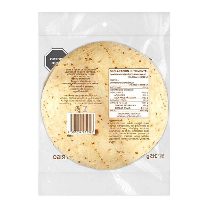 Del Barrio Wheat Flour Tortilla 22 oz