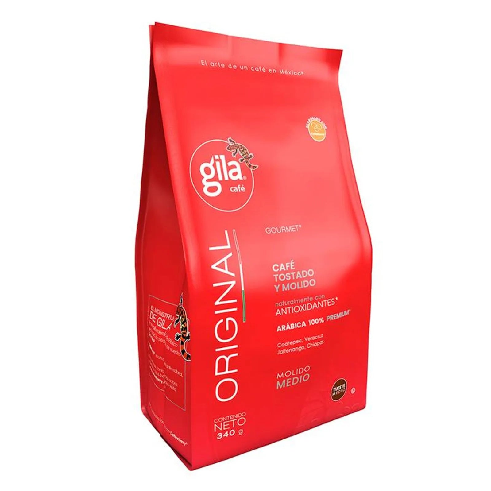 Gila Original Gourmet Medium Roast and Ground Coffee 12 oz