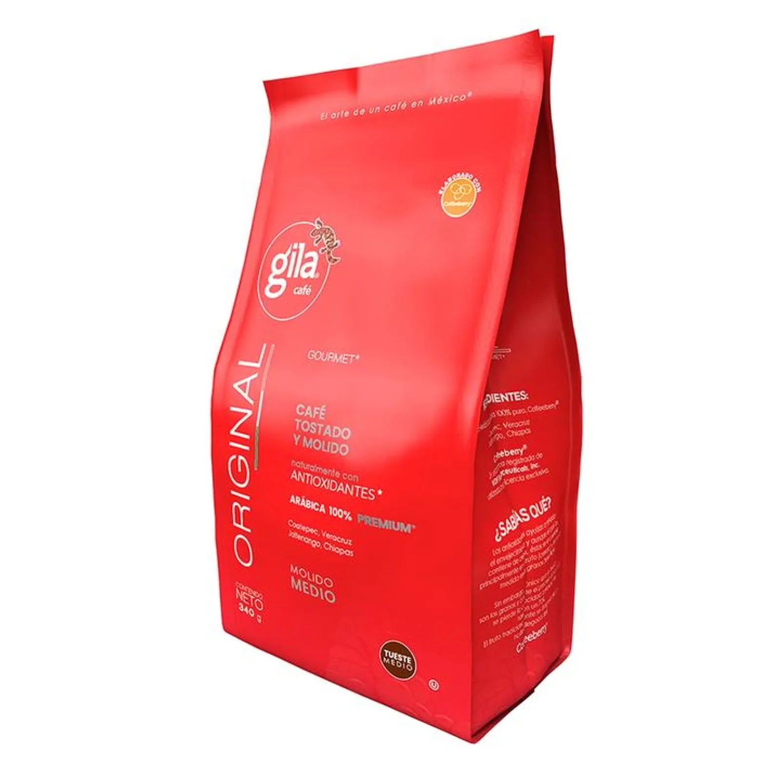 Gila Original Gourmet Medium Roast and Ground Coffee 12 oz Secondary image