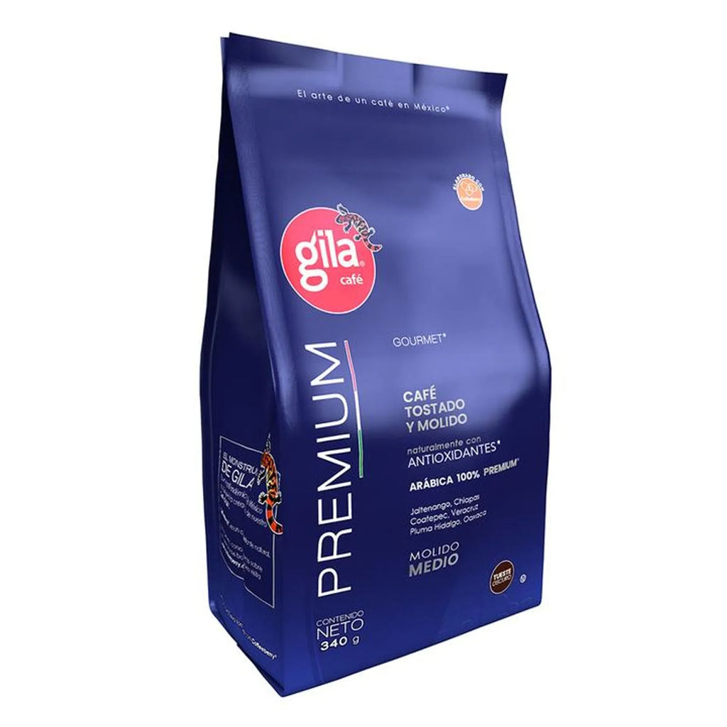 Gila Premium Gourmet Medium Roast and Ground Coffee 12 oz