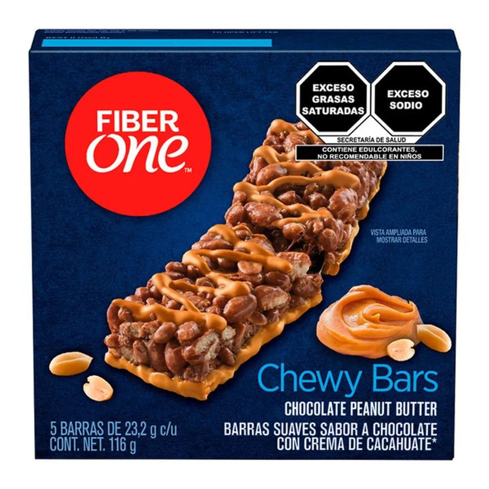 Fiber One Chocolate Peanut Butter Fiber Bars 12 Pack
