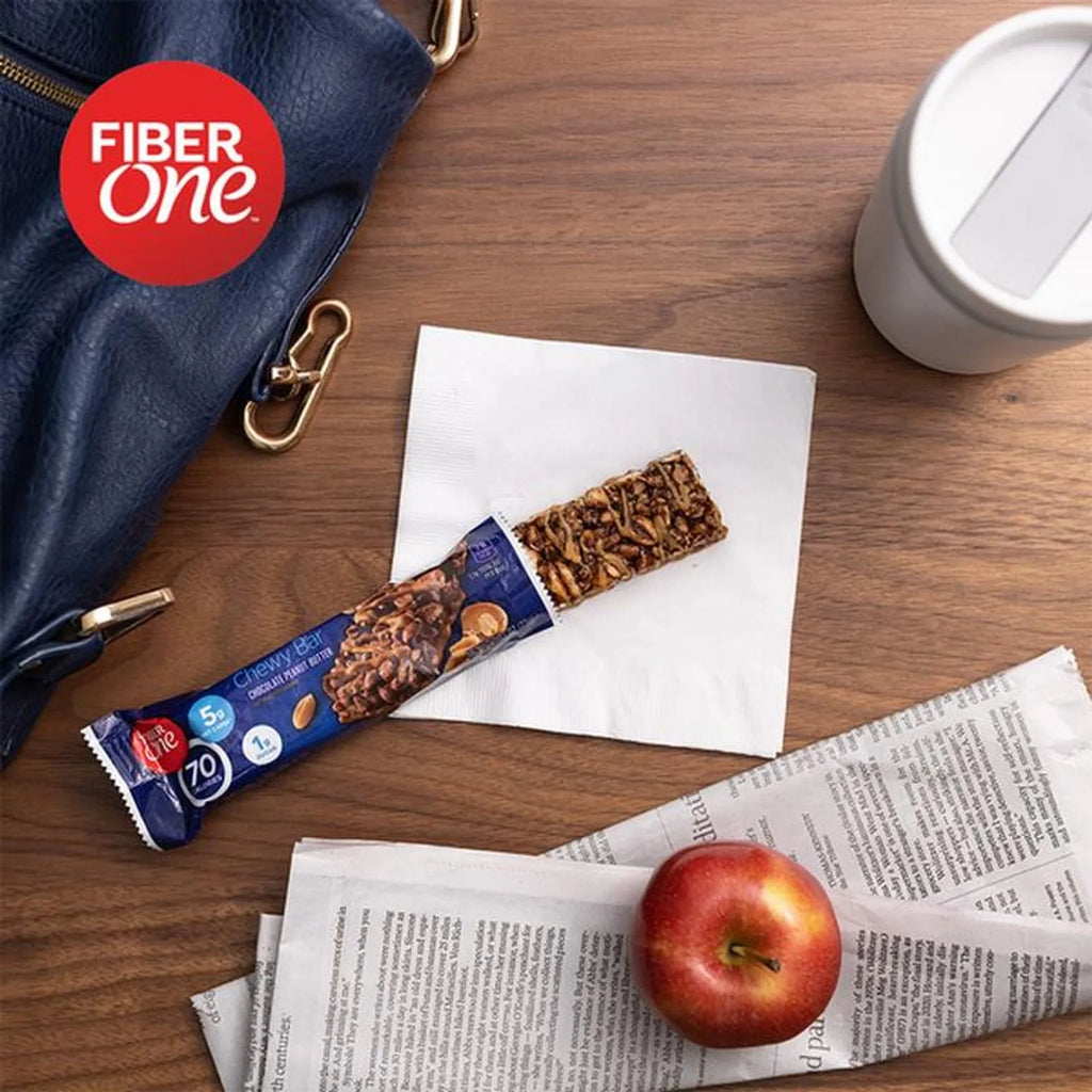 Fiber One Chocolate Peanut Butter Fiber Bars 12 Pack