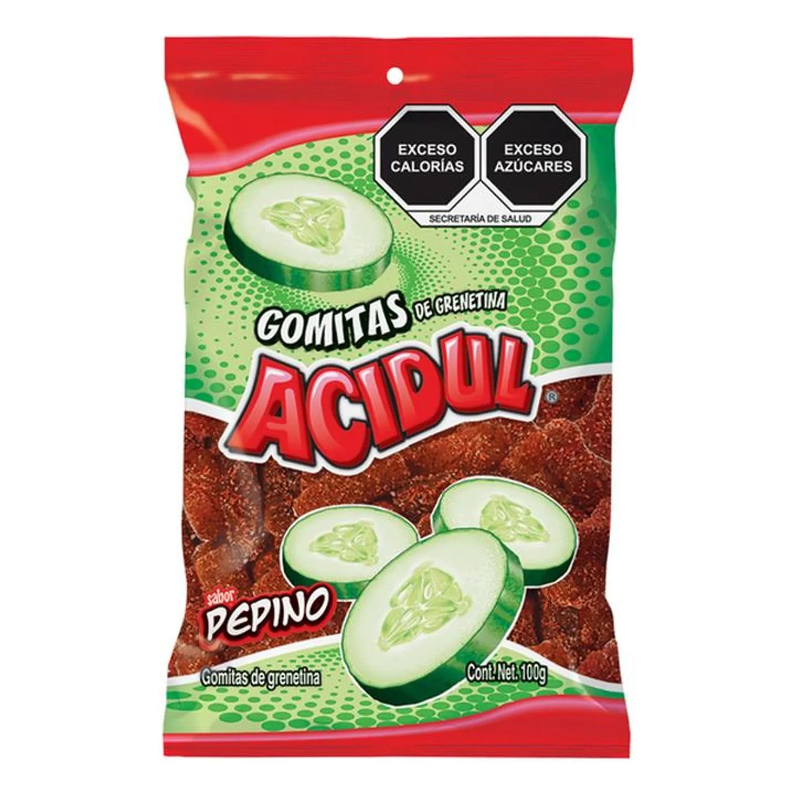 Acidul Spicy Cucumber Gummies 3 oz Main image