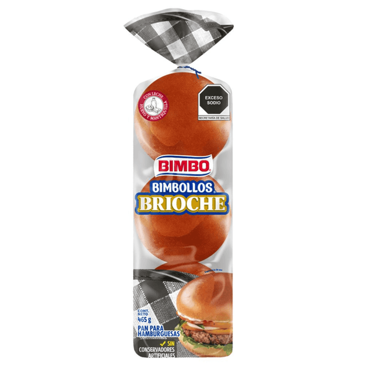 Bimbo Brioche Burger Buns 16 oz