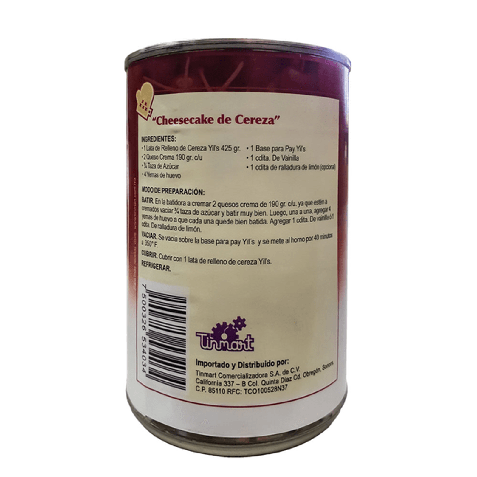 Yils Cherry Filling - 15 oz