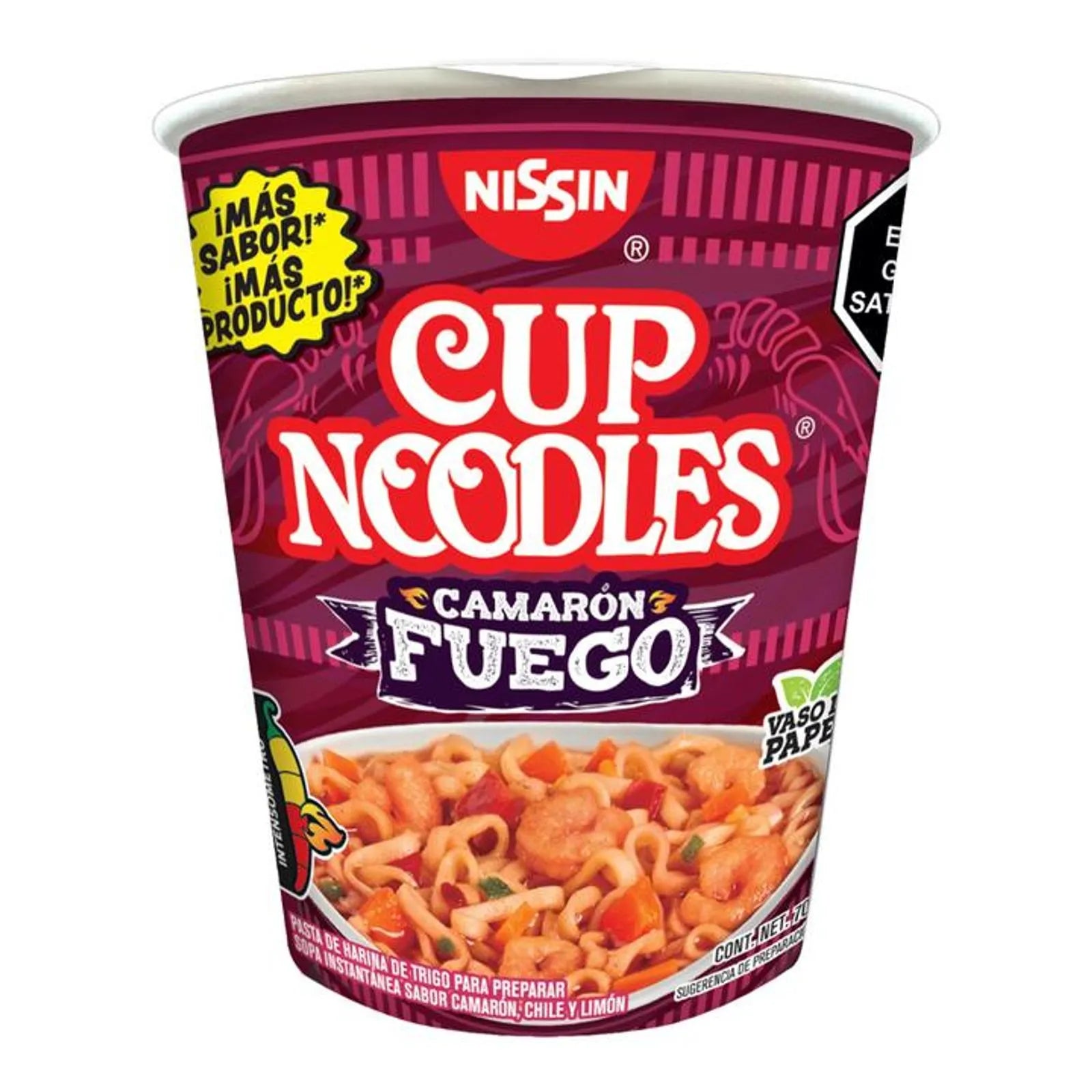 Nissin Cup Noodles Fire Shrimp Flavor 2.3 oz