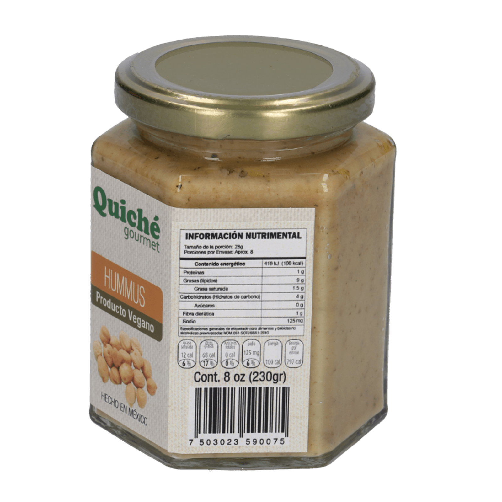 Quiche Gourmet Hummus 8 oz Secondary image