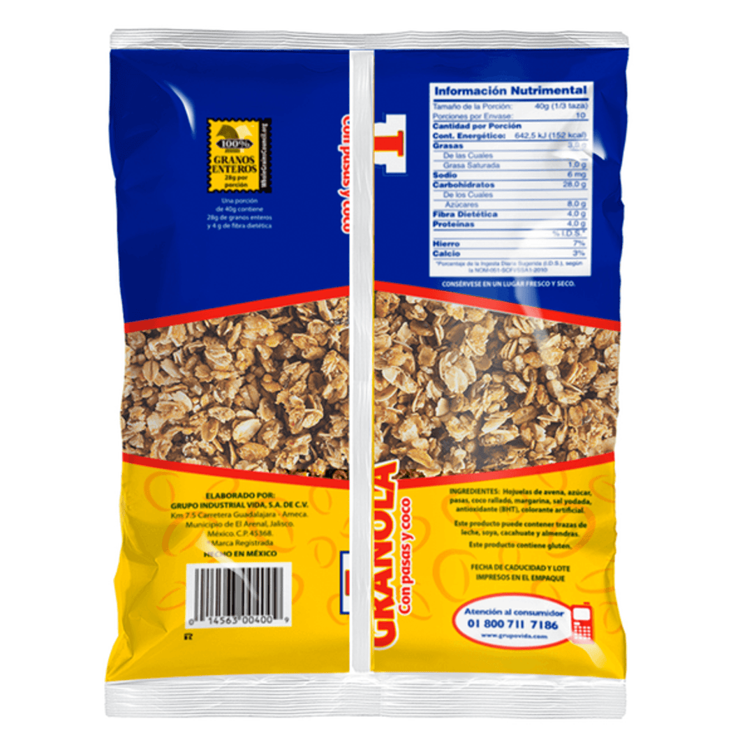 Avena No.1 Granvita Granola with Raisins 14 oz
