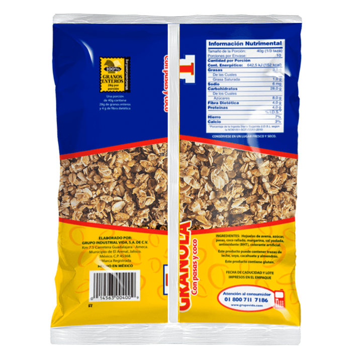 Avena No.1 Granvita Granola with Raisins 14 oz