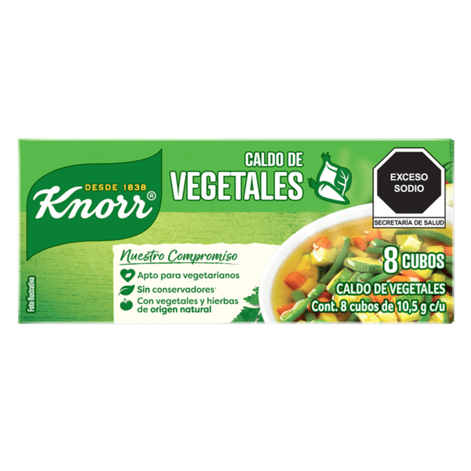 Knorr Vegetable Broth - 3 oz Secondary image