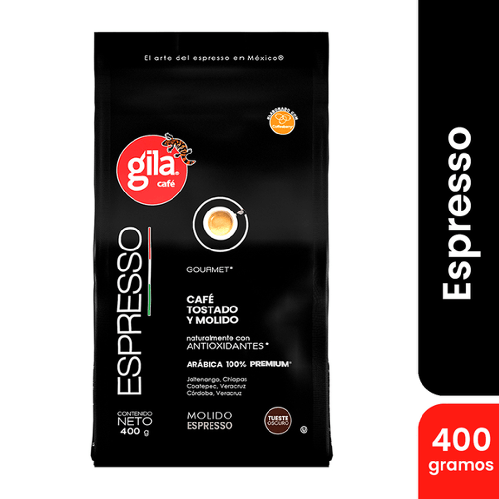 Gila Espresso Dark Roast Roasted and Ground Coffee - 14 oz