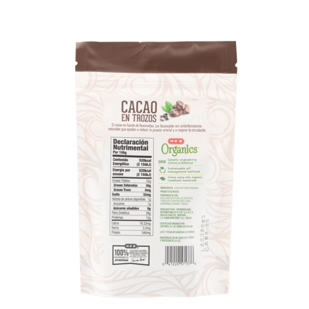 HEB Organics Superfood Cacao Nibs 4 oz