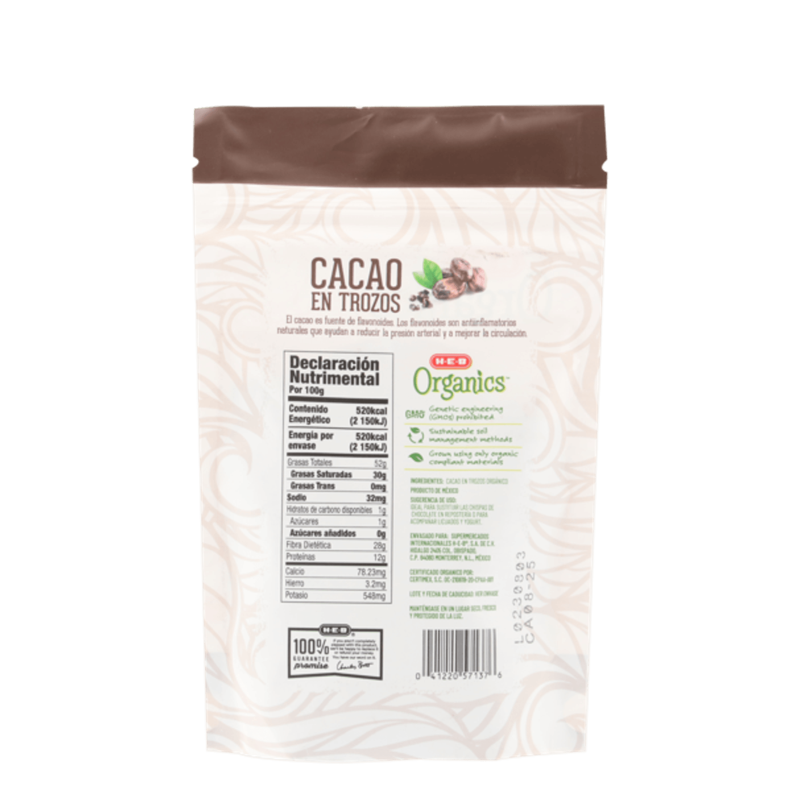 HEB Organics Superfood Cacao Nibs 4 oz