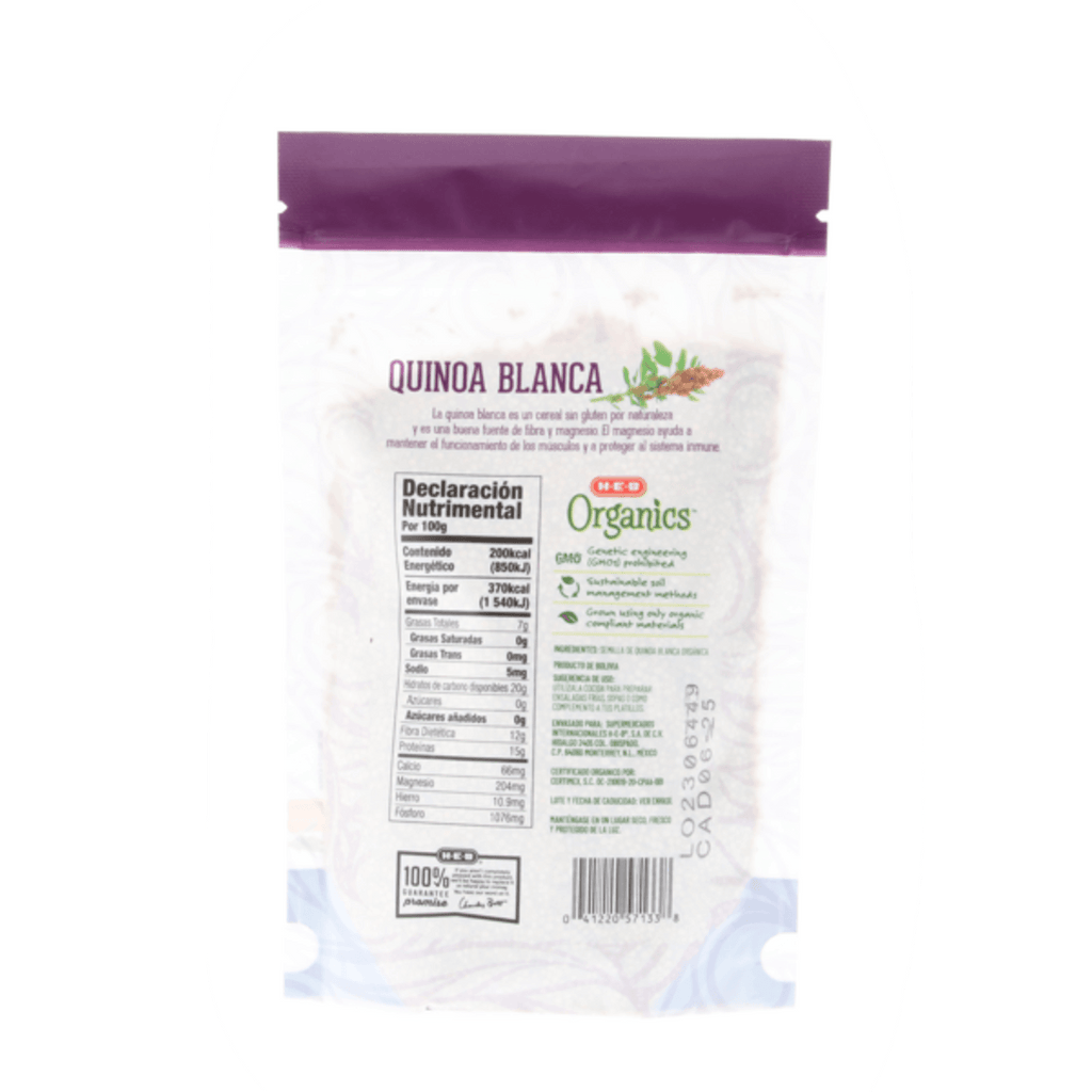 HEB Organics White Quinoa 6 oz