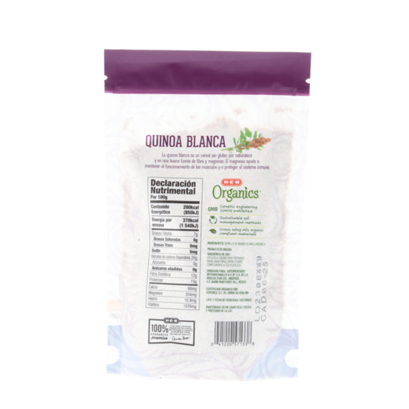 HEB Organics White Quinoa 6 oz