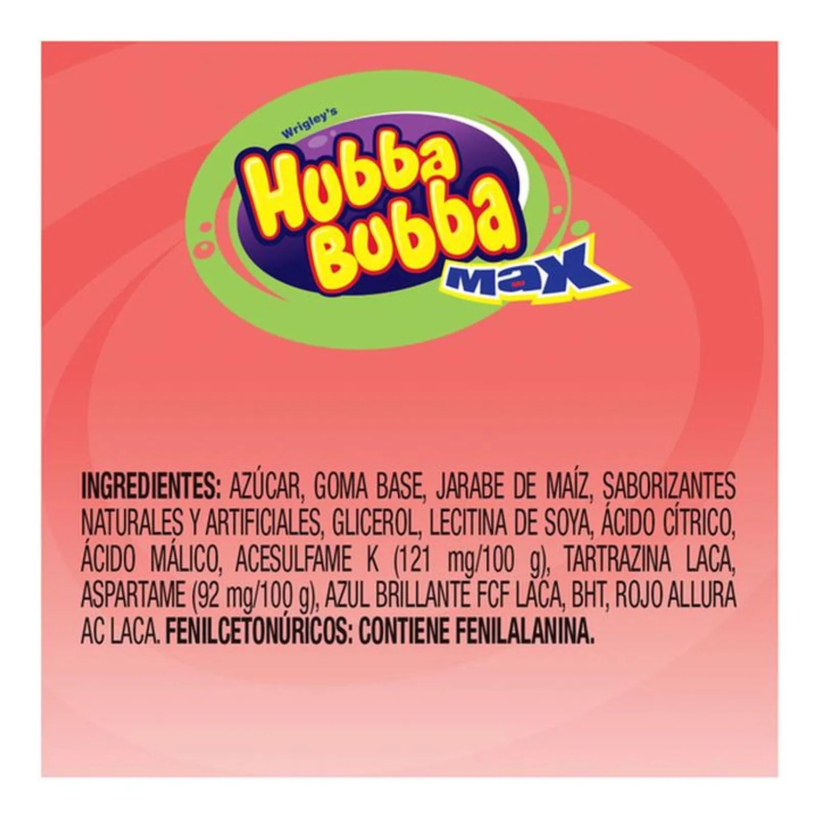 Hubba Bubba Max Strawberry Watermelon Gum 5 Count 2 oz Secondary image