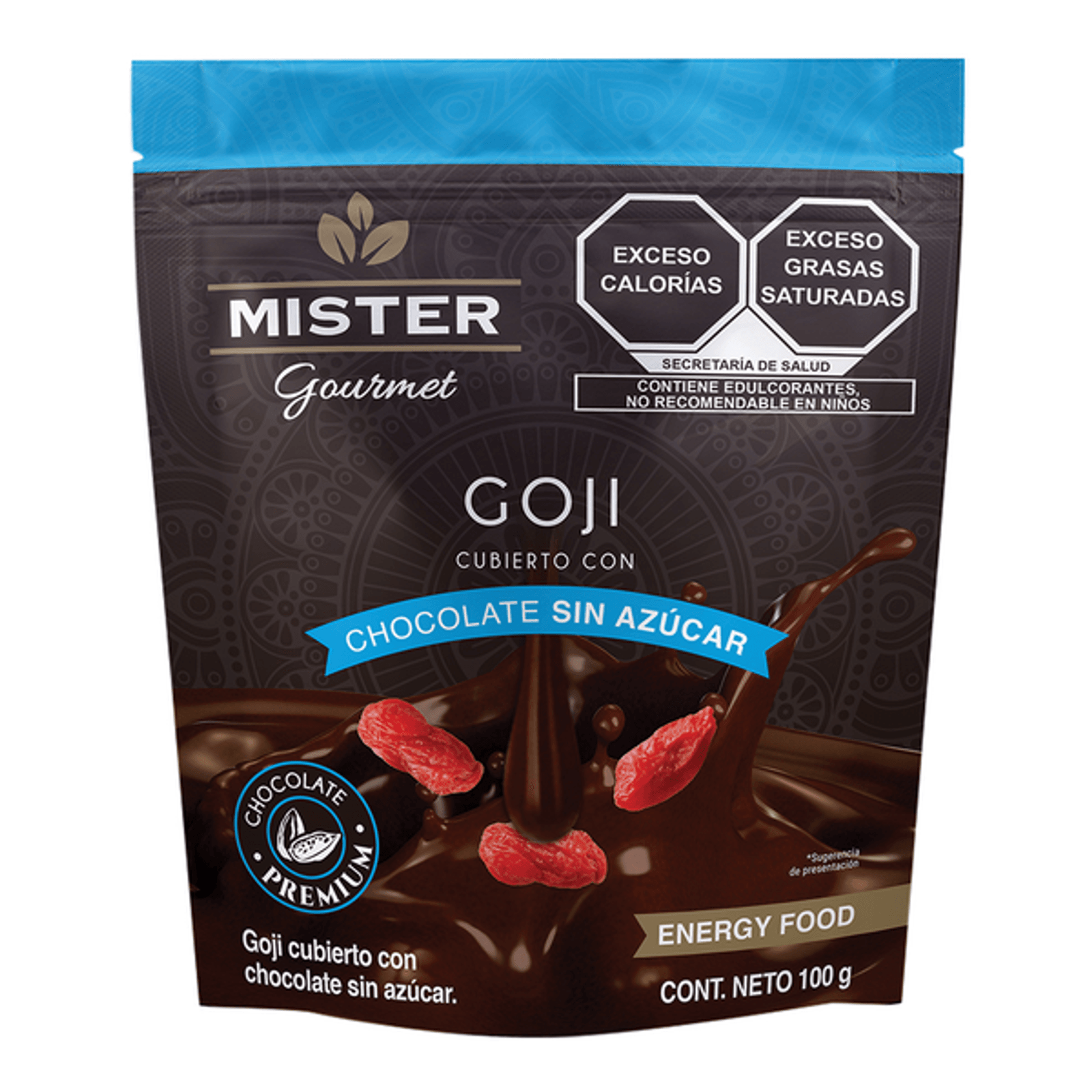 Mister Gourmet Sugar-Free Chocolate Goji Berries 4 oz Main image