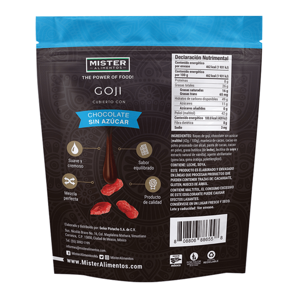 Mister Gourmet Sugar-Free Chocolate Goji Berries 4 oz