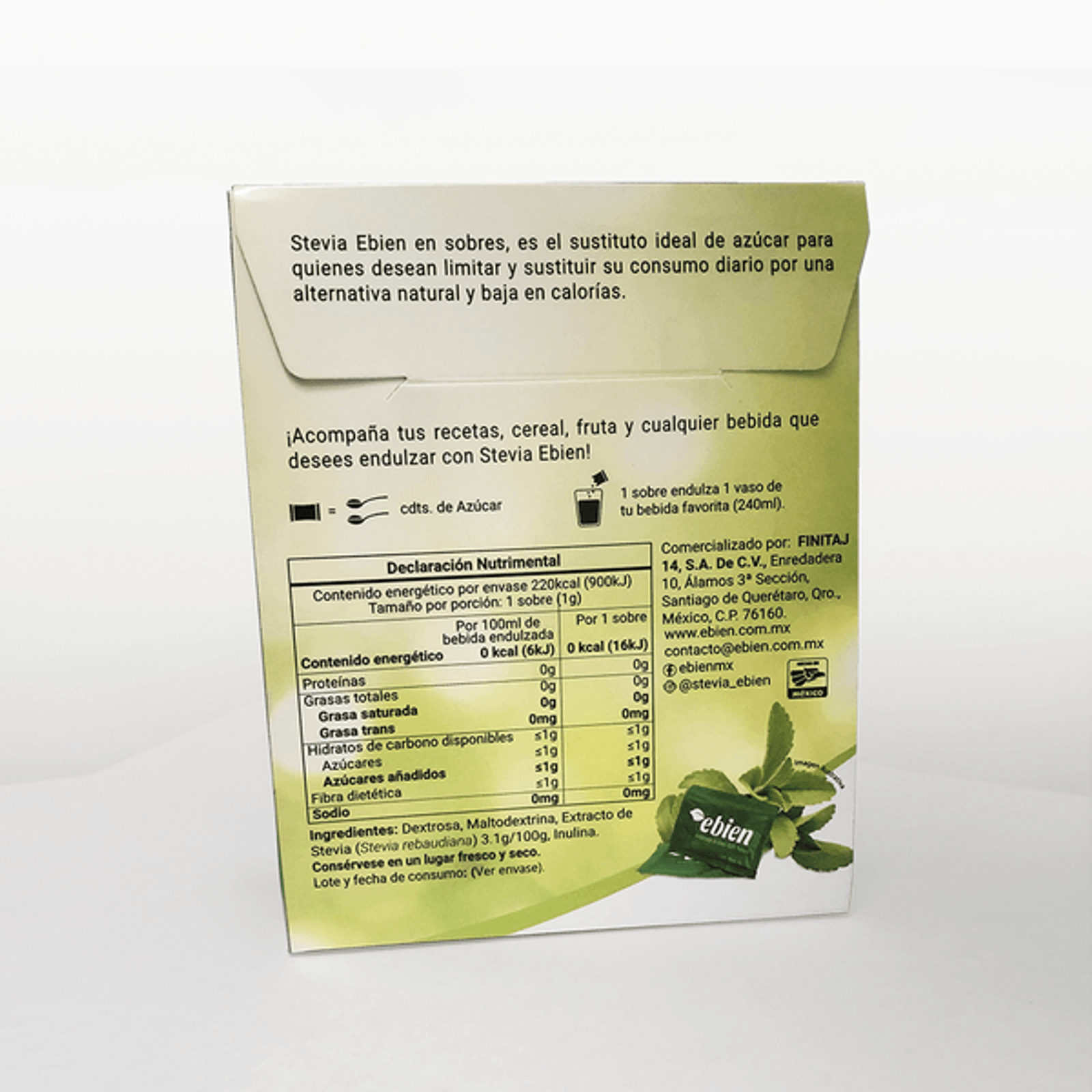 Ebien Stevia Powder Sweetener 2 oz Secondary image