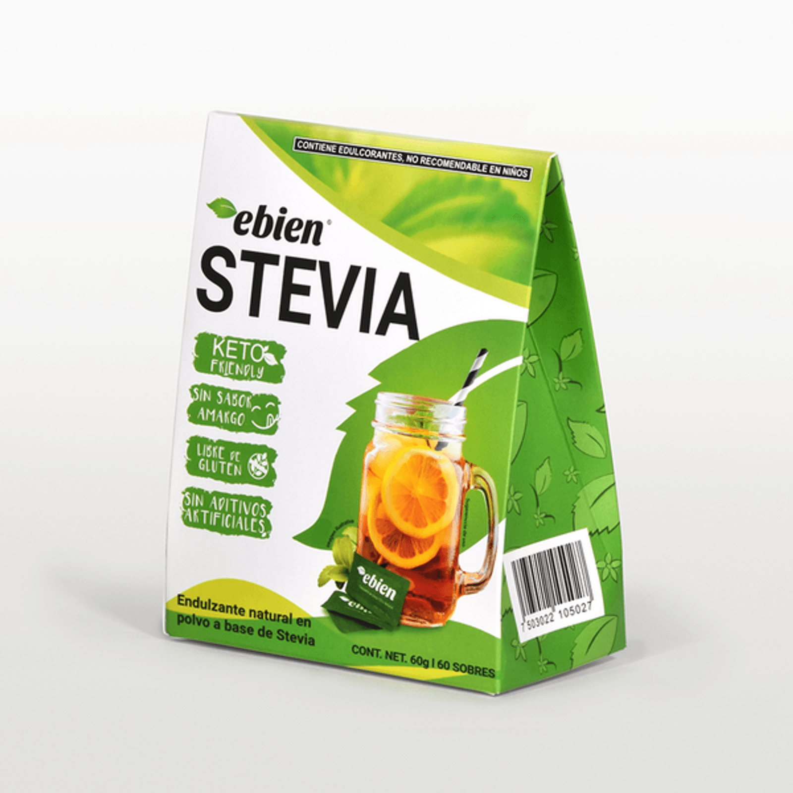 Ebien Stevia Powder Sweetener 2 oz Main image