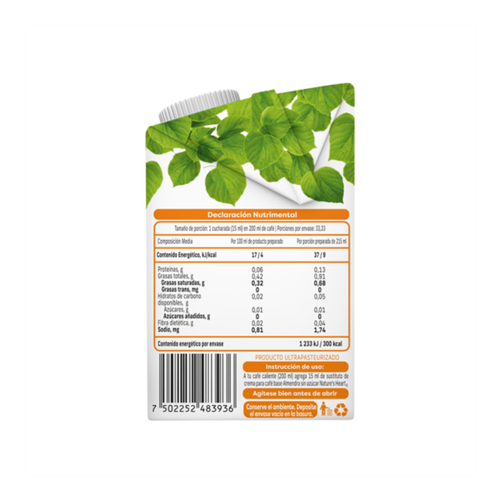 Nature’s Heart Unsweetened Almond Coffee Creamer 17 fl oz