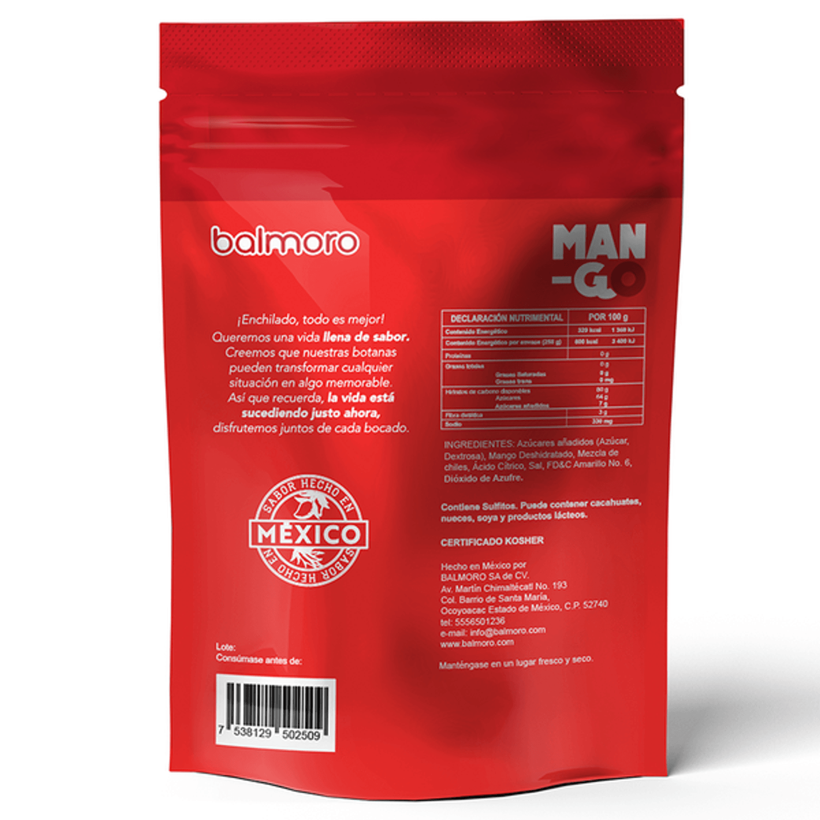Balmoro Spicy Dried Mango 9 oz Secondary image