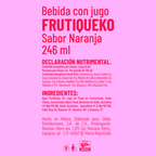 Frutiqueko Strawberry Natural Flavored Drink 8 oz