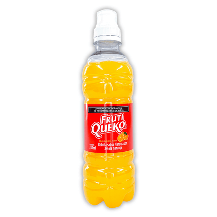 Frutiqueko  Orange Flavored Drink 11 oz