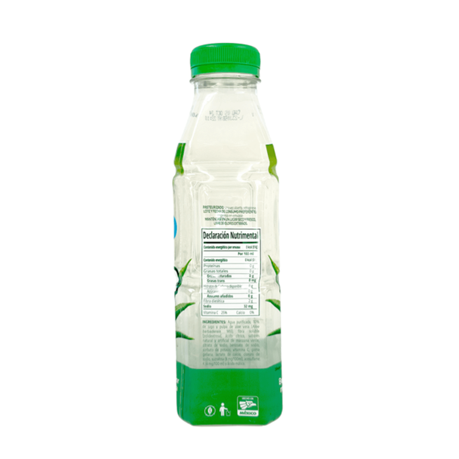 Natural Good Shape Green Apple Flavor Aloe Vera Drink 17 oz Secondary image