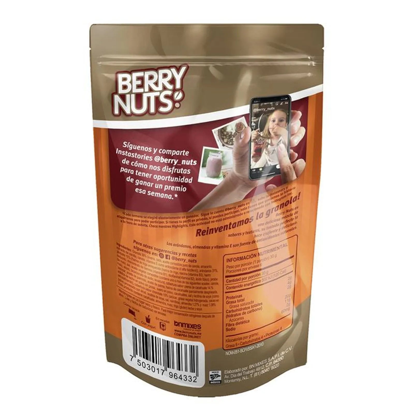 Berry Nuts Pretzel and Cranberry Mix Granola Balls 6 oz Secondary image
