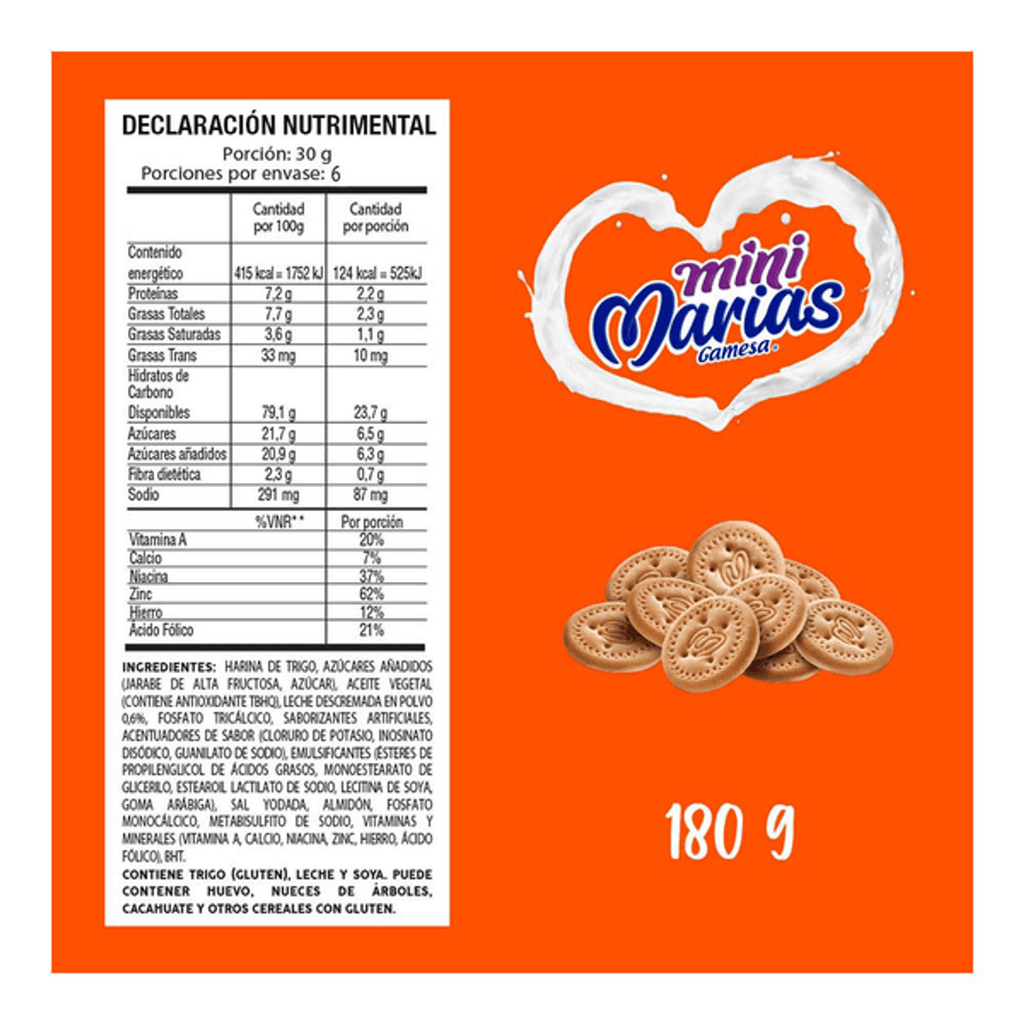 Gamesa Mini María’s Cookies - 6 oz