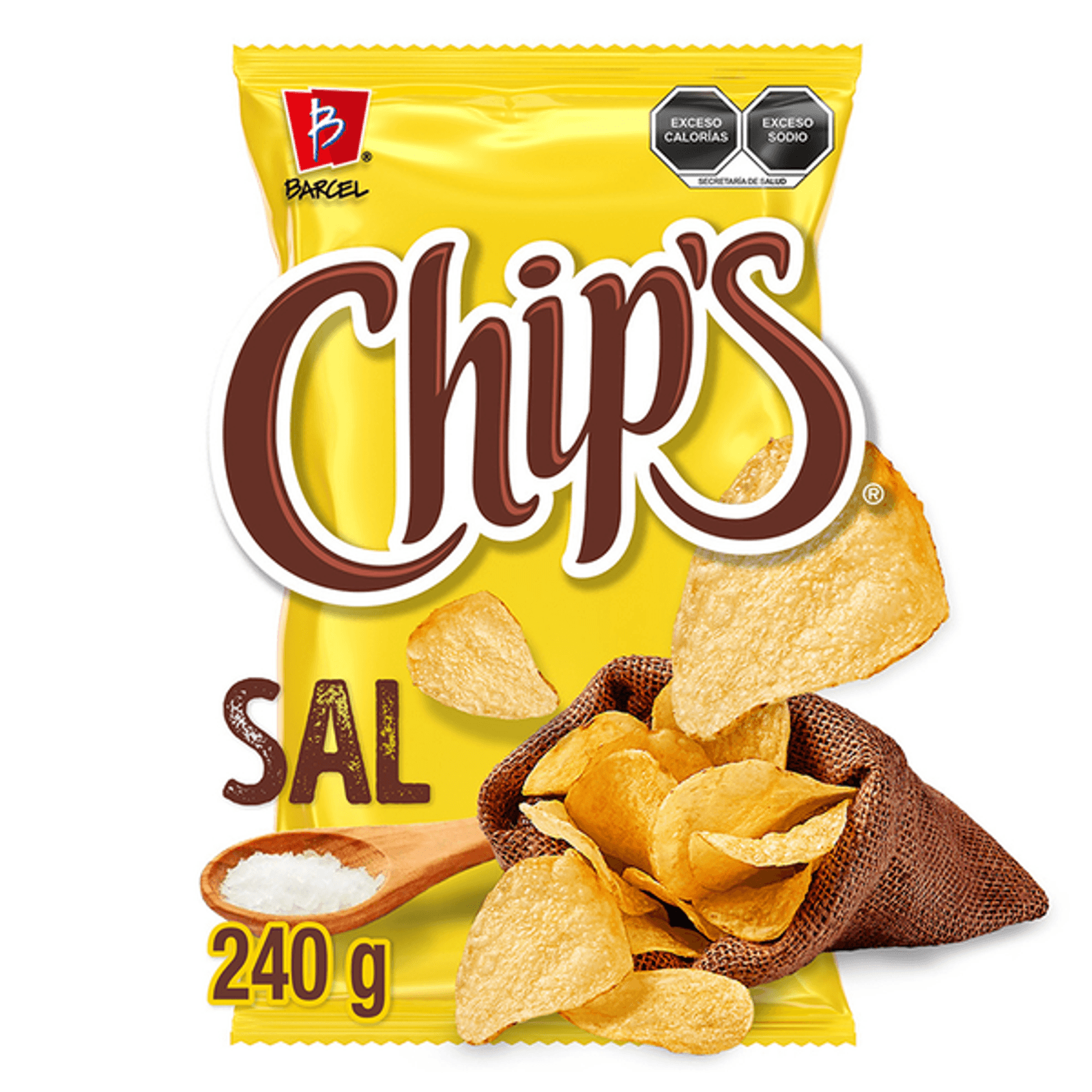 Barcel Chip'S Salted Potato Chips 8 oz