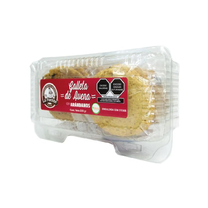 La Fuente Cranberry Oatmeal Cookie with Stevia 9 oz