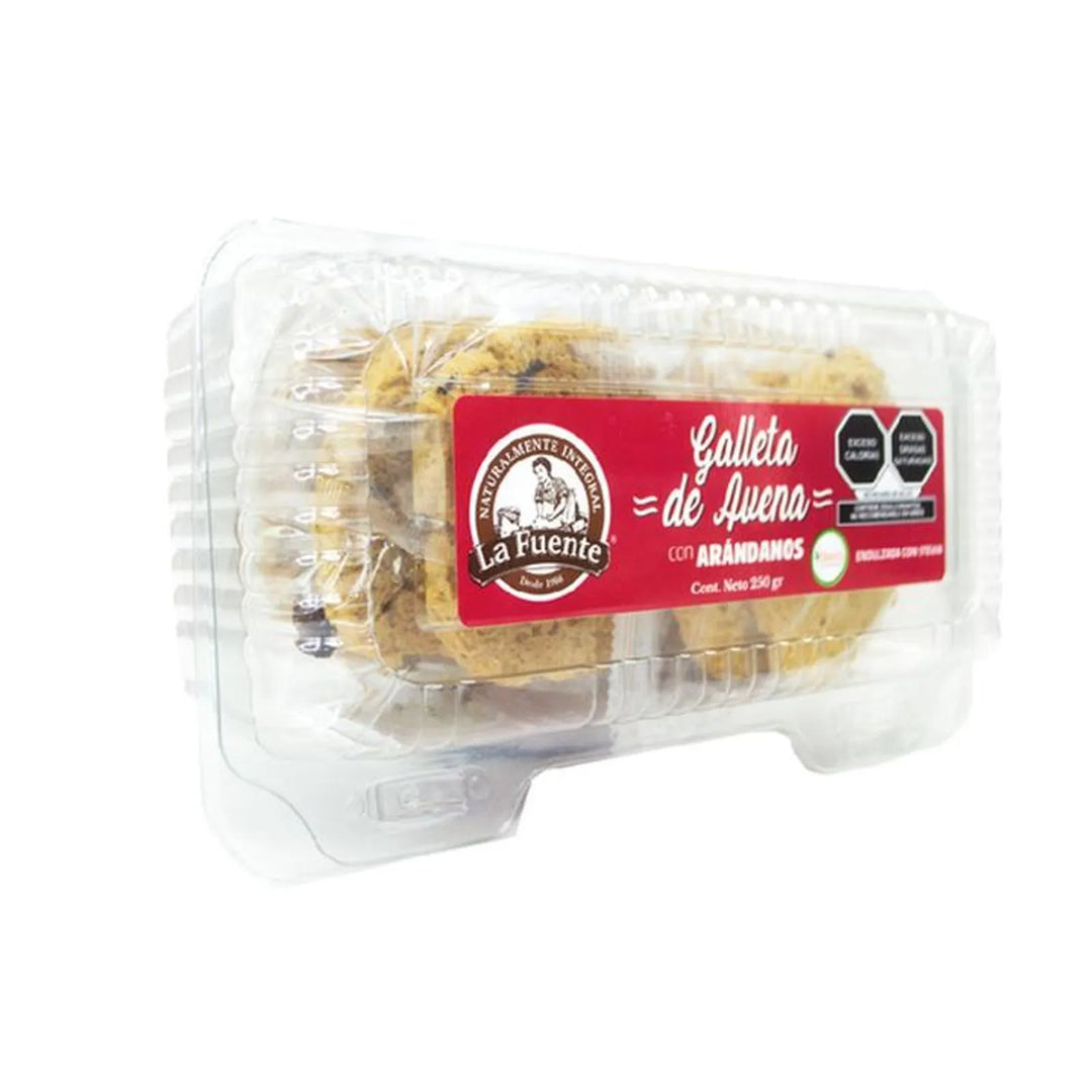 La Fuente Cranberry Oatmeal Cookie with Stevia 9 oz
