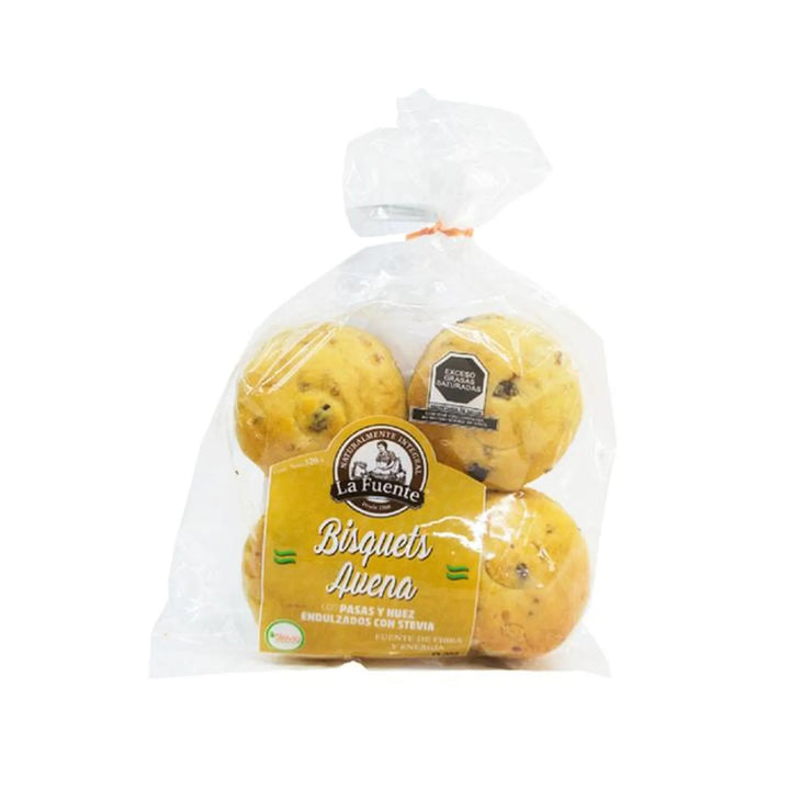 La Fuente Raisin Nut Oatmeal Biscuit with Stevia 11 oz