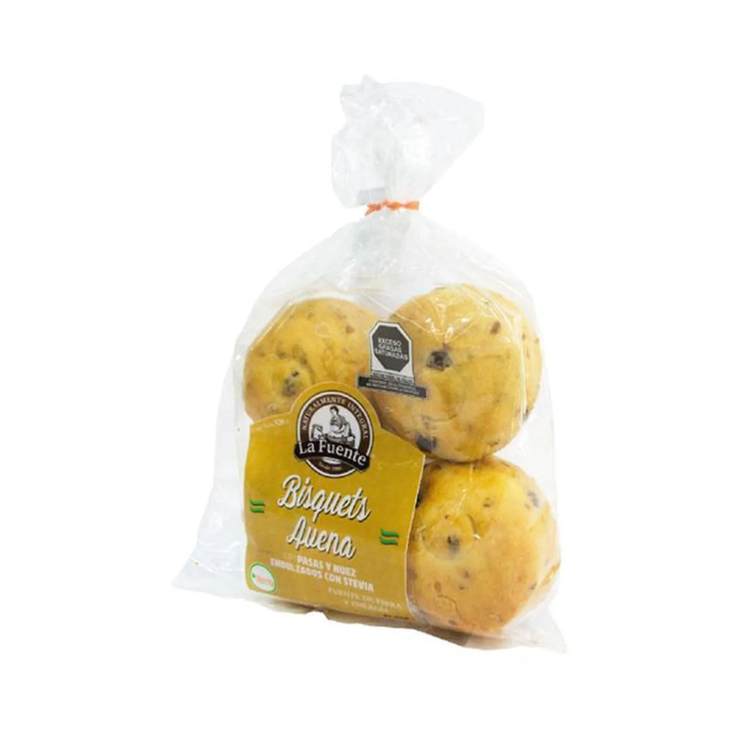 La Fuente Raisin Nut Oatmeal Biscuit with Stevia 11 oz