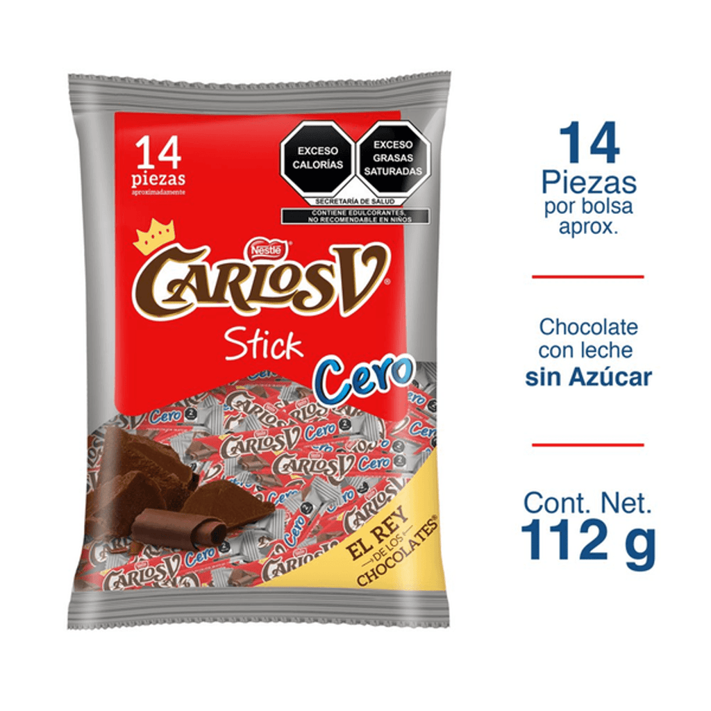 Nestle Carlos V Zero Chocolate 4 oz