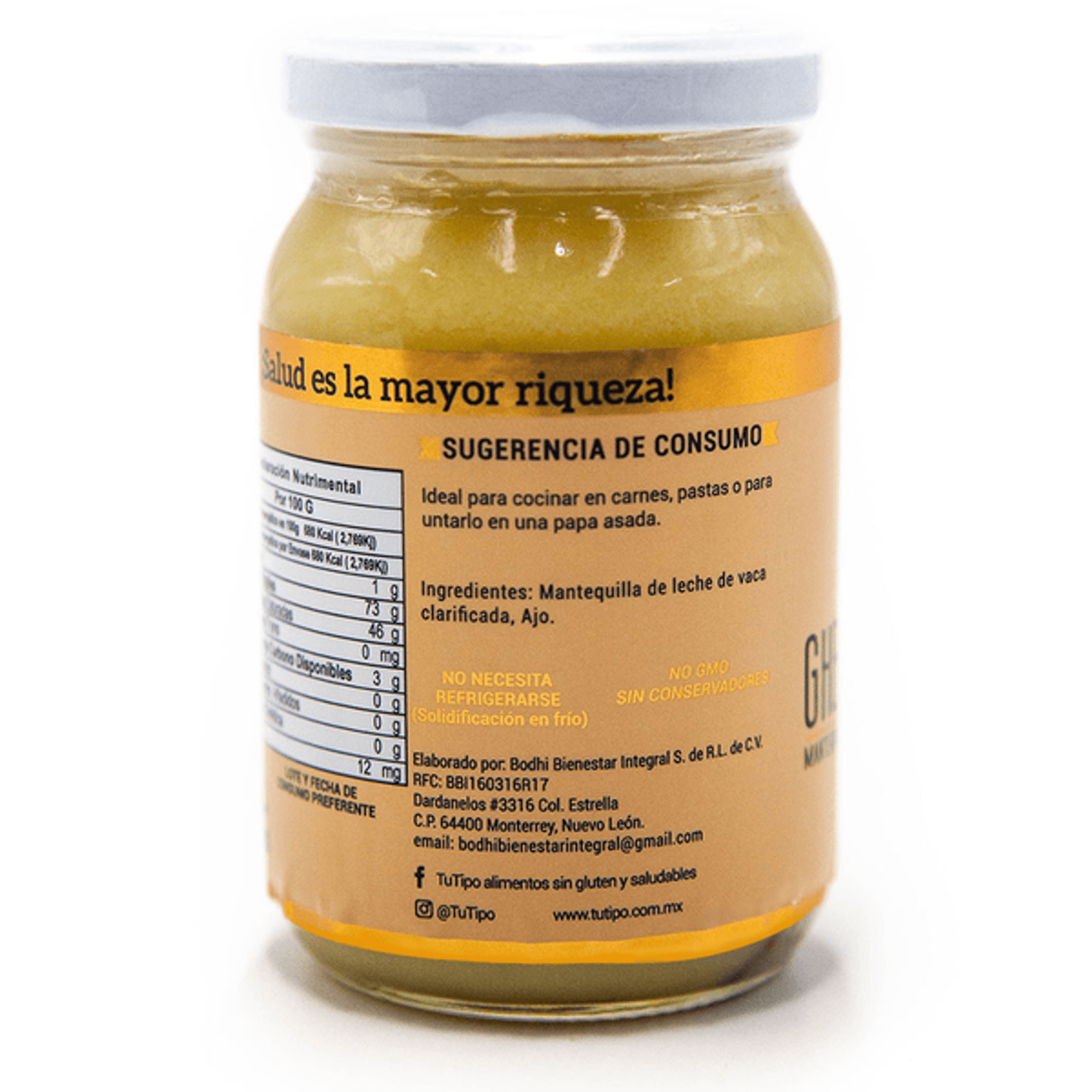 Tu Tipo Ghee Garlic HDC - 7 oz Secondary image
