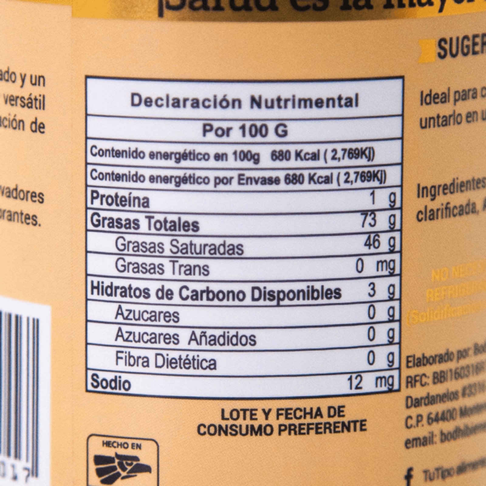 Tu Tipo Ghee Garlic HDC - 7 oz