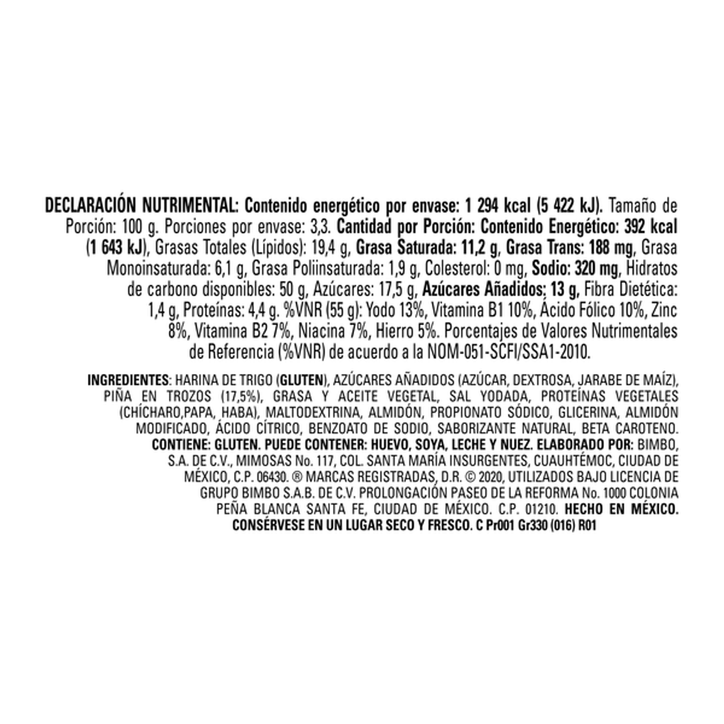 Marinela Mini Pineapple Pie 12 oz