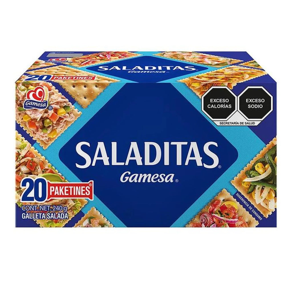 Gamesa Saladitas Classic Crackers Snack Packs 20 Count 9 oz