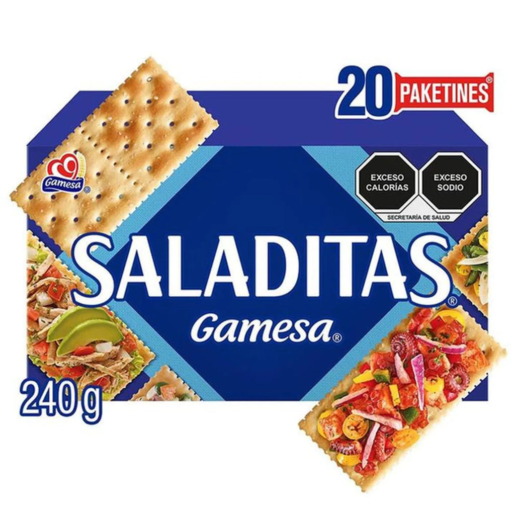 Gamesa Saladitas Classic Crackers Snack Packs 20 Count 9 oz