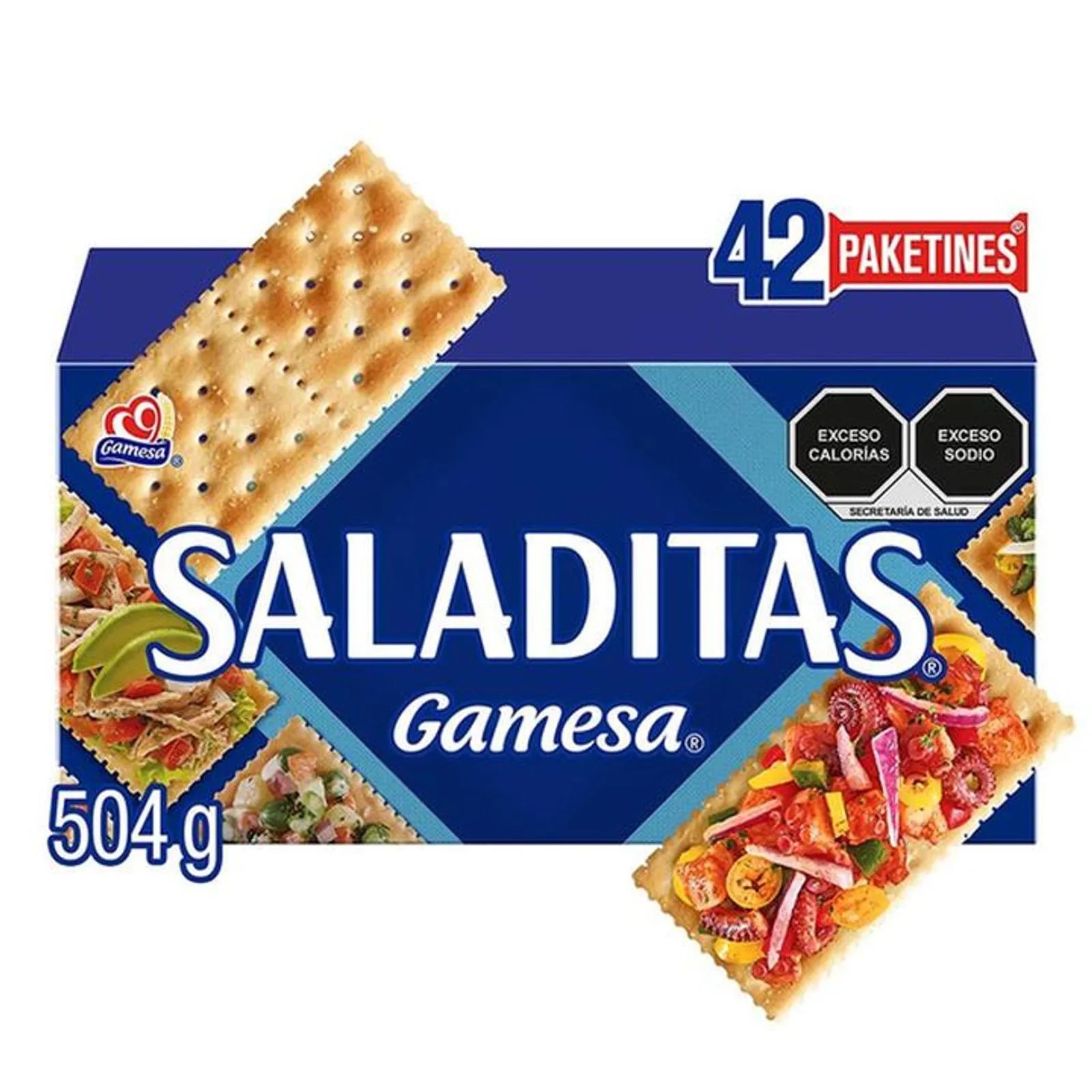 Gamesa Saladitas Salted Classic Cookies - 42 packs - 18 oz