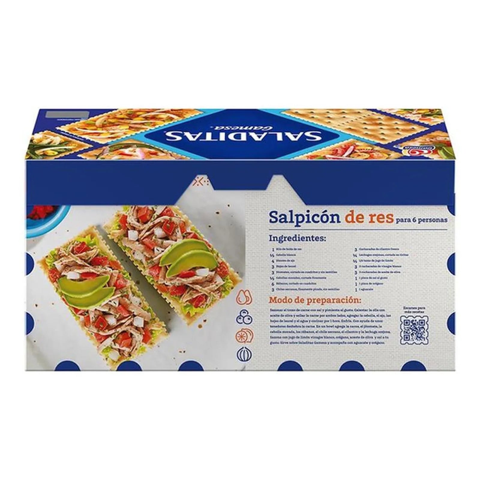 Gamesa Saladitas Salted Classic Cookies - 42 packs - 18 oz