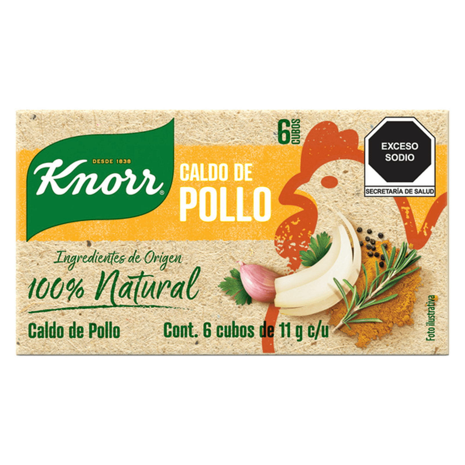 Knorr Chicken Flavored Bouillon - 3 oz Main image