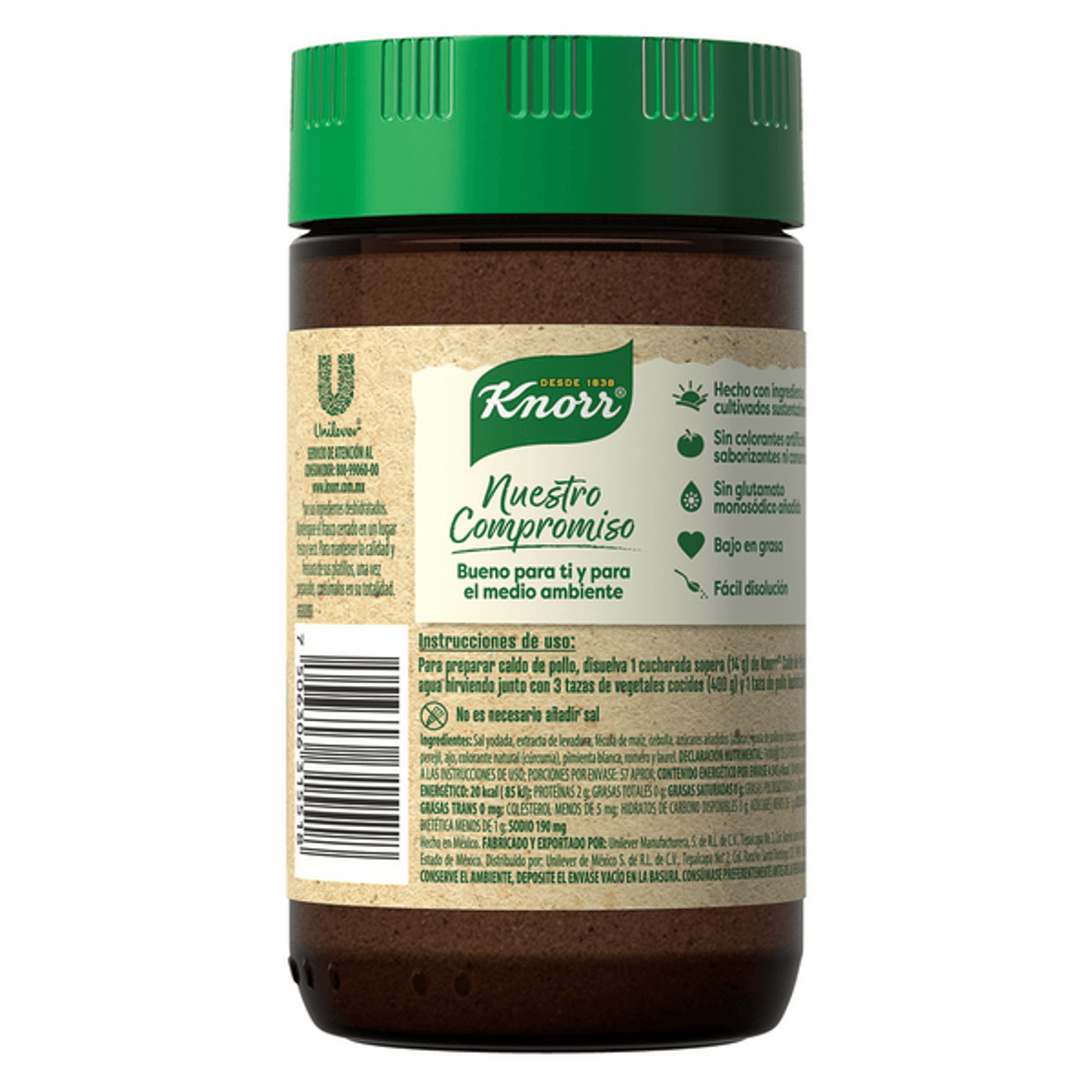 Knorr 100% Natural Chicken Broth Powder 7 oz Secondary image