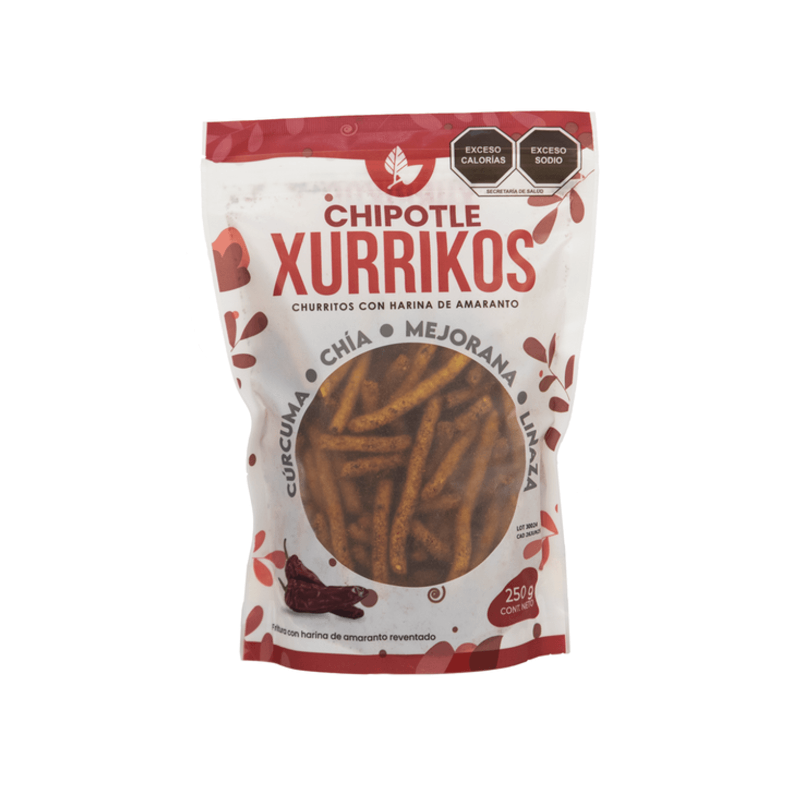Organica y Saludable Chipotle Amaranth Churritos 9 oz