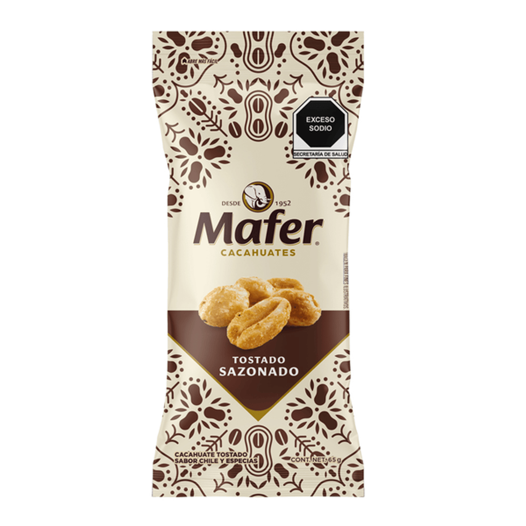 Sabritas Mafer Seasoned Roasted Peanuts 2 oz