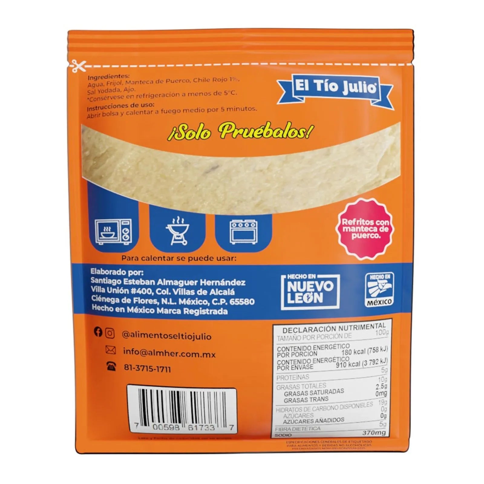 El Tío Julio Beans with Chili – 18 oz Secondary image